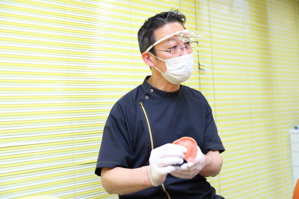 入れ歯の変形が起こっていることもあります